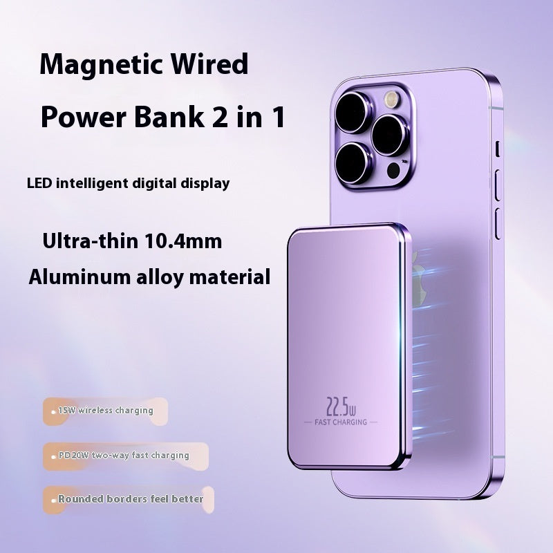 Batterie Externe à Charge Rapide Sans Fil