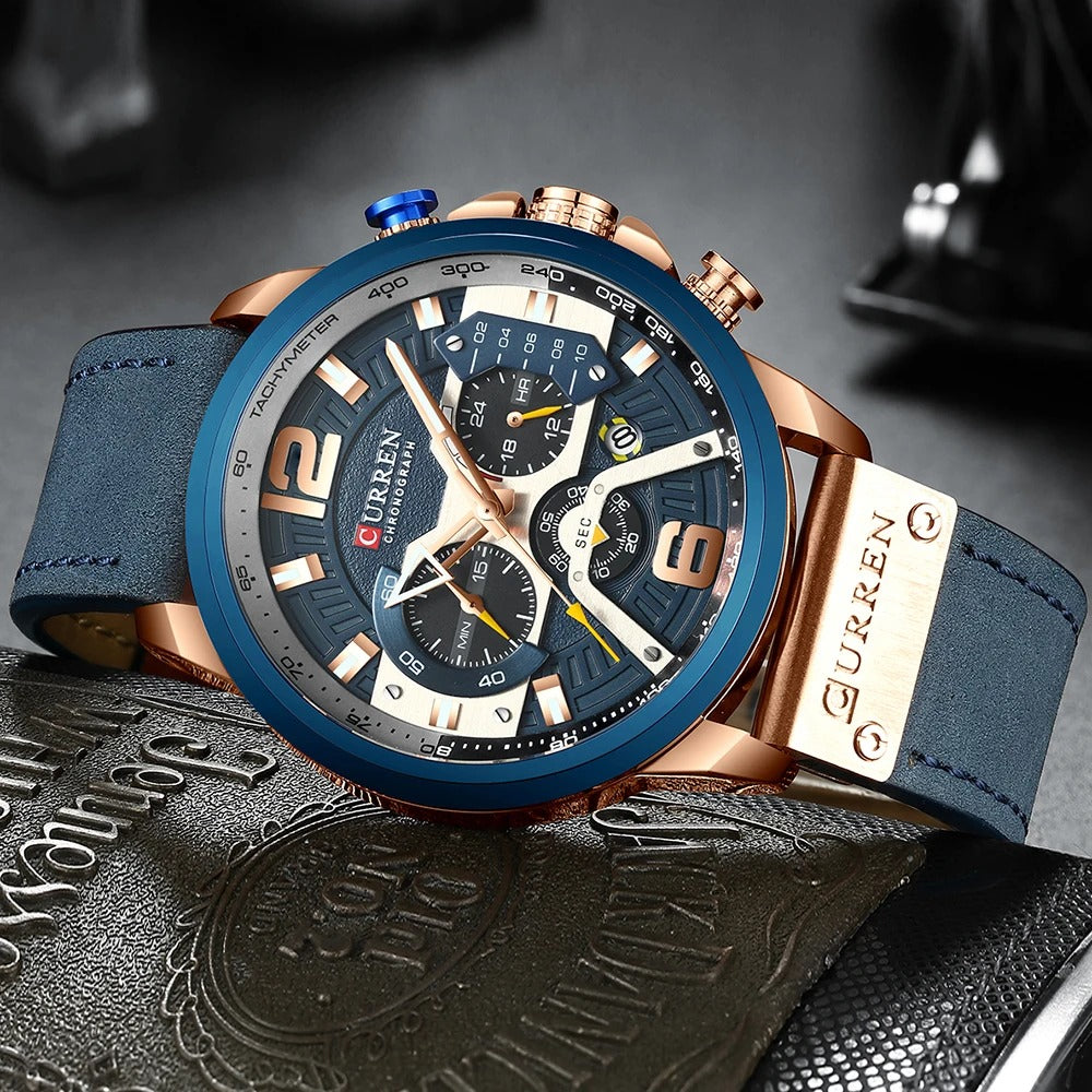 Multifunctional Waterproof Quartz Watch High-end Watch
