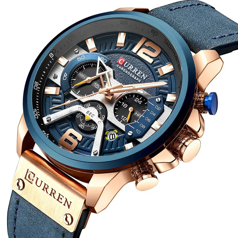 Multifunctional Waterproof Quartz Watch High-end Watch
